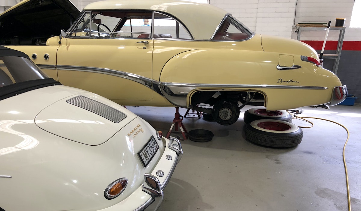 1949 Buick Roadmaster  - Buick sales increased by more than 100,000 when this baby was released! 0-60mph in 17.1 seconds.